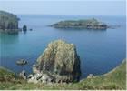 Camping and touring with seaviews and level ground