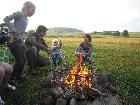 Small rural campsite Lazy in South Slovakia